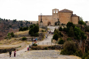 Ermita de San Frutos en las Hoces del Río Duratón.
