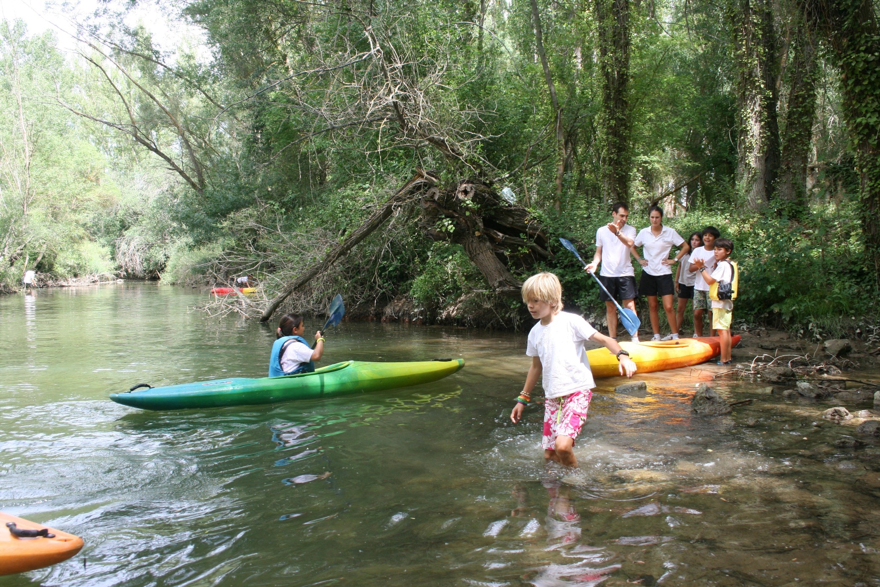 Salida escolar en piragua